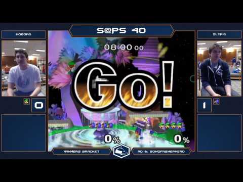 S@PS 40 Melee Singles - Hoborg (Luigi) VS Slypig (Falco) - Winners Bracket