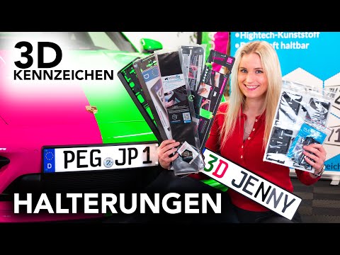 Alle 3D Kennzeichen Halterungen im Vergleich