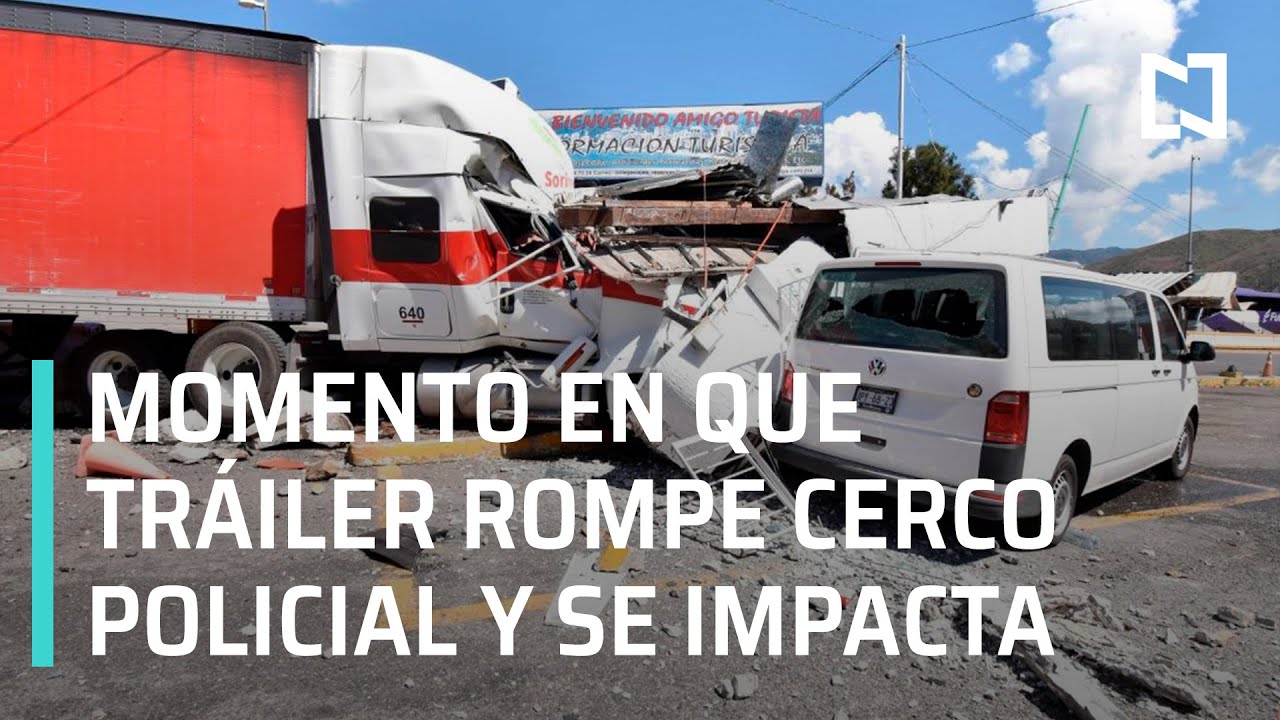 Normalistas vs Guardia Nacional | Tráiler impacta en caseta de Palo Blanco, Guerrero - Las Noticias