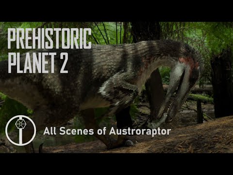 Prehistoric Planet 2 all scenes of Austroraptor