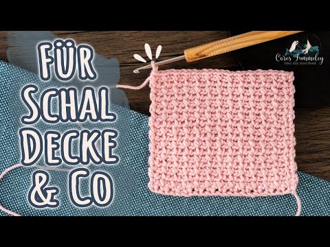 Super einfaches Muster für Schal oder Decke häkeln