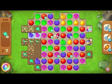 Gardenscapes Level 2138 With No Boosters - Hard Level