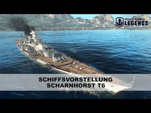 Schlachtschiff vorgestellt - Scharnhorst - World of Warships Legends