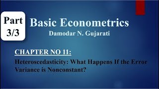 Basic Econometrics by D.N. Gujarati - Chapter 11 3/3 (Urdu/Hindi)