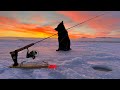 Video Thumbnail for Ripping Walleye's / Perch On Tip Up's With CLEAR Underwater Footage