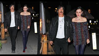 Red Hot Chili Peppers Anthony Kiedis Grabs Dinner With Girlfriend At Giorgio Baldi in Santa Monica!