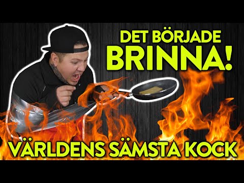 DET BÖRJADE BRINNA! - Världens Sämsta Kock