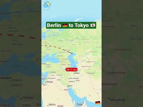 Flying Berlin to Tokyo. Germany 🇩🇪 to Japan 🇯🇵 #youtubeshorts #germany #japan #shorts