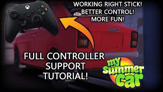 Full controller support on My Summer Car For Driving