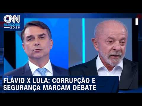 Debate da Globo: Corrupção e segurança marcam duelo entre Flávio e Lula; veja análise | CNN AGORA