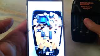 Duracell accu NiMH AA/AAA Battery charger & inside look