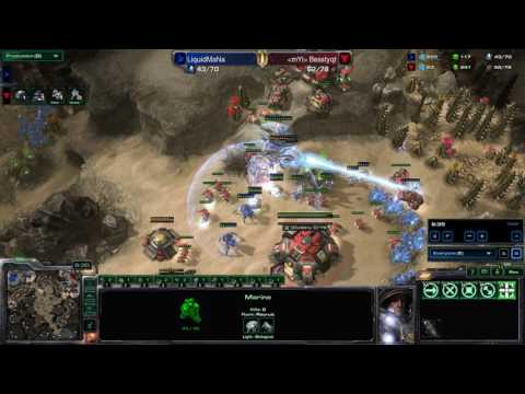 LOTV: Constant action- PvT micro slugfest- BeastyQT vs LiquidMana