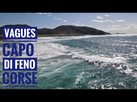 Corse: la plage de Capo di Feno un lendemain de tempête