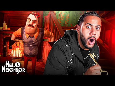 J'AI RÉUSSI A M'ÉCHAPPÉ DE CHEZ MON VOISIN LE FOU (Hello Neighbor ACT 3)