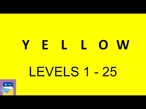 Yellow (game): Levels 1 - 25 Walkthrough & iOS Gameplay (by Bart Bonte) - YouTube