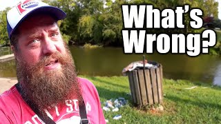 What Is WRONG With My LAKE???  Why Are The Fish Doing THIS? (INSANE)