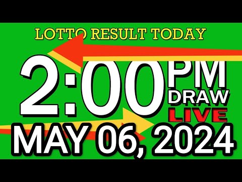 LIVE 2PM LOTTO RESULT TODAY MAY 06, 2024 #2D3DLotto #2pmlottoresultmay06,2024 #swer3result