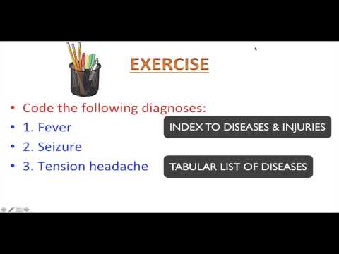 Introduction to ICD-CM-10 - Lesson 2: Basic Coding Steps