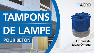 Tampon lampe avec introduction omega