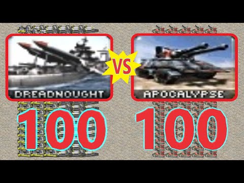 Dreadnought vs Apocalypse - Red Alert 2