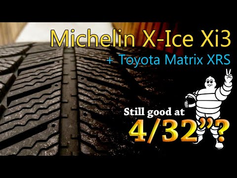 Michelin X-ice Xi3 Winter Tires: Used... but still good at 4/32"?