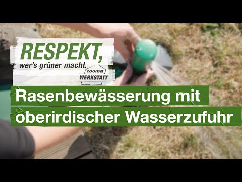 Oberirdische Rasenbewässerung | toom Werkstatt