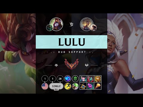 Lulu Support vs Rell - NA Grandmaster Patch 14.11