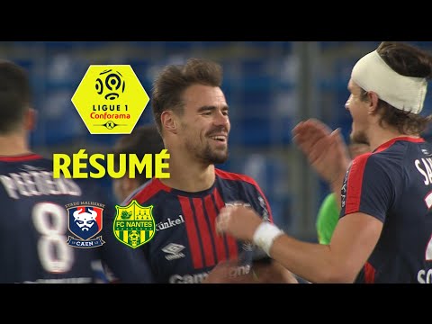 SM Caen - FC Nantes (3-2)  - Résumé - (SMC - FCN) / 2017-18
