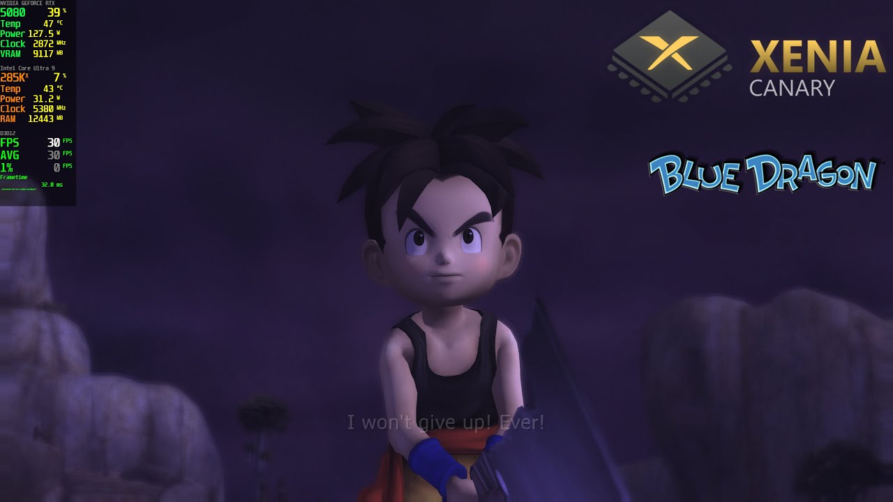 Blue Dragon 4K UHD Gameplay | Xenia Canary 81656a9 Xbox 360 Emulator PC