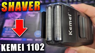 kemei KM-1102 Barbeador Elétrico/Shaver ASSISTA ANTES DE COMPRAR