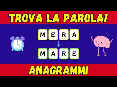 Trova la Parola! Riesci a Indovinare l’Anagramma con un Solo Indizio? 😮🧠