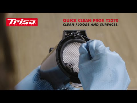 Trisa "How to clean": Akkustaubsauger "Quick Clean Professional T2270"