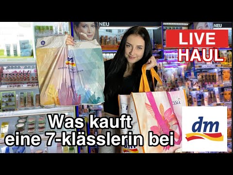 Was kauft eine 7-klässlerin bei dm? LIVE HAUL