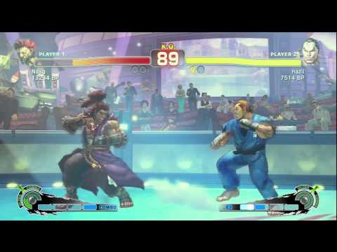SSF4: Fujino (Akuma) VS hazil (Dan)