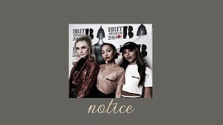 notice | little mix sped up