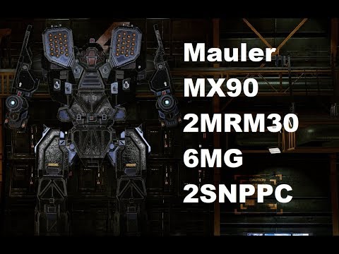 Mechwarrior Online : MAL-MX90 "Anti All" (2xMRM30, 6xMG, 2xSNPPC, LE325)