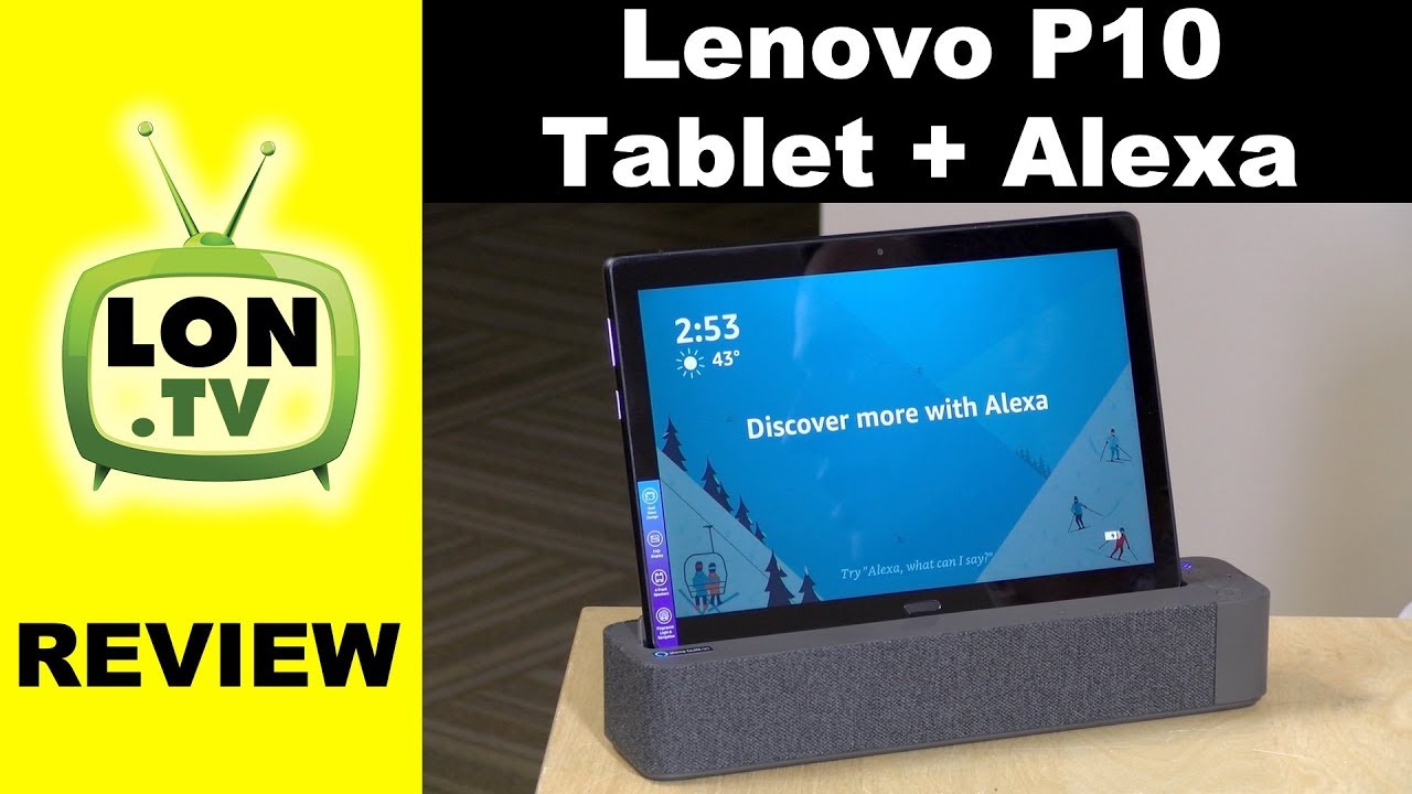 Lenovo Smart Tab P10 Review - Alexa Enabled Tablet with Dock
