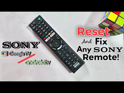 How to Reset Sony Remote Control | Fix Remote Not Working Problem