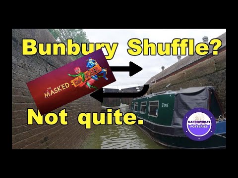 Narrowboat Potteries Life. We could get SUED. It's only BANTER on the canal. Bunbury Staircase Lock