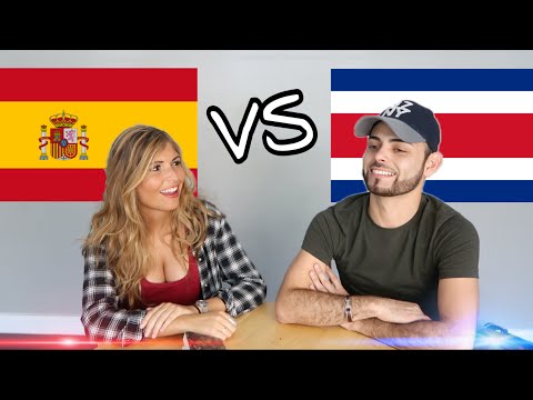 ESPAÑA VS COSTA RICA / PALABRAS ESPAÑOLAS VS PALABRAS TICAS