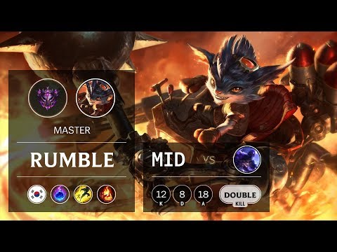 Rumble Mid vs Ryze - KR Master Patch 10.1