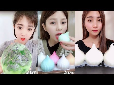 Sütlü Buz Yemek Videoları - #168 ASMR (Frozen Milk Eating)