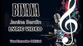 BIYAYA | Janine Berdin | LYRIC VIDEO