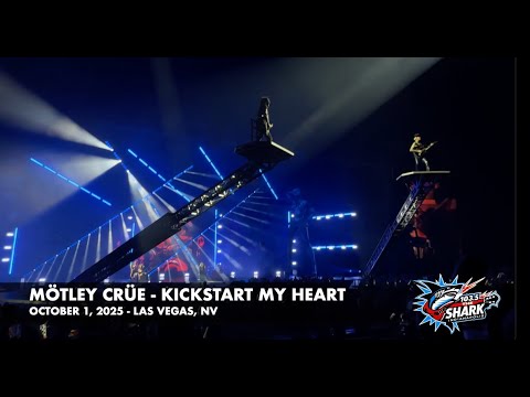 Motley Crue rocks "Kickstart My Heart" on Las Vegas on October 1