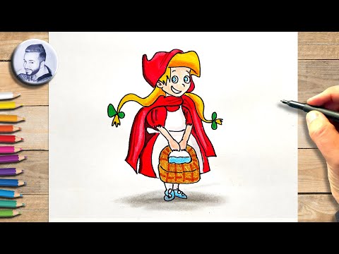 Comment dessiner le petit chaperon rouge etape par etape