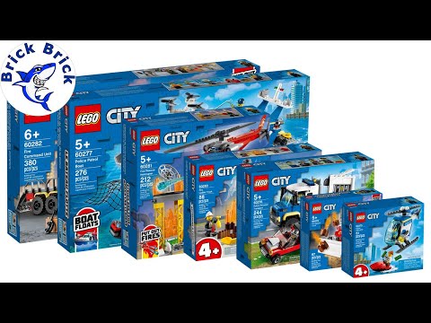 LEGO City Compilation Fire and Police 2021 - Speed Build Review