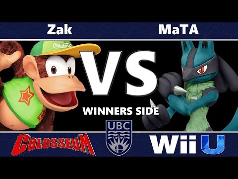 UBC Colosseum: WR3 - Zak (Diddy Kong) vs MaTA (Lucario)