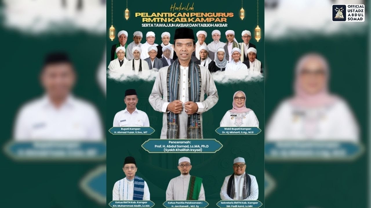 LIVE | Pelantikan Rabithah Mursyidin Thaqat Naqsyabandiyah | Ust Abdul Somad