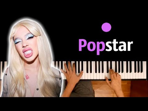 Instasamka - Popstar ● караоке | PIANO_KARAOKE ● ᴴᴰ + НОТЫ & MIDI