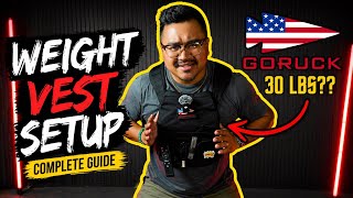 GORUCK Weighted Vest + Plates Bundle Unboxing & Plate Install